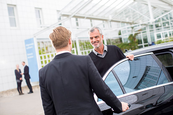 limousinenservice, Chauffeur, Fahrgast, limousine