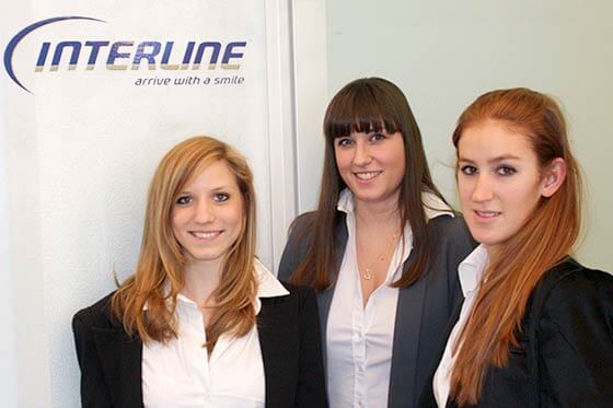 hostessen, frauen, interline, office